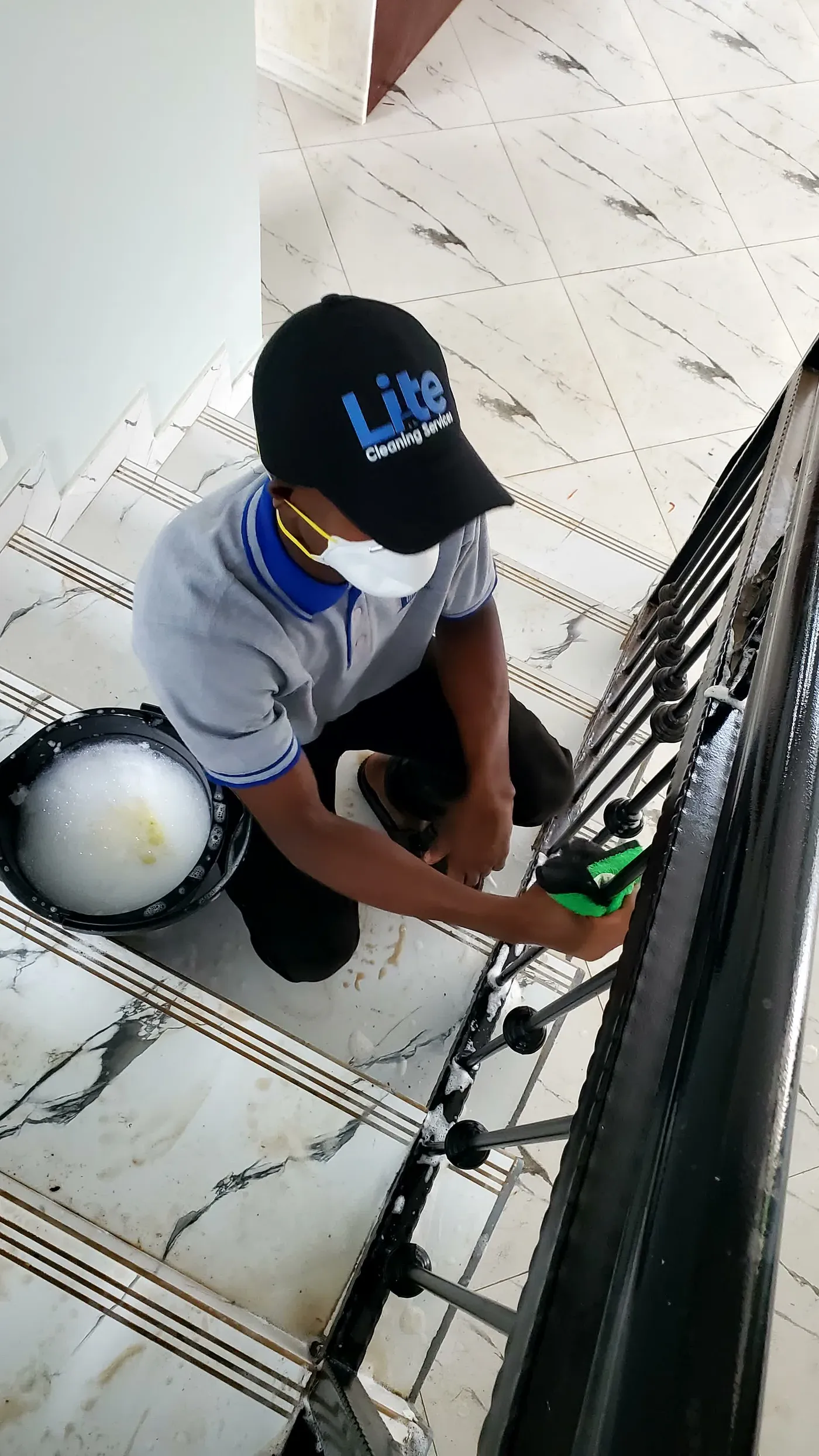 Railing Cleaning — Wall & Floor Cleaning
